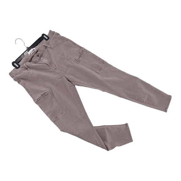 Pistola Hunter Ankle Stretch Skinny Cargo Pants Cropped Mauve Size 33 - Picture 5 of 13